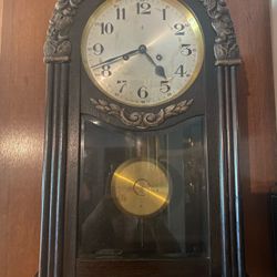 Mahogany German Grandfather Clock