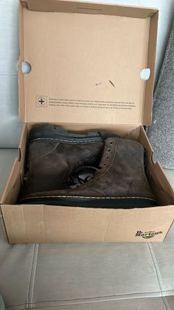 Dark Brown doc martens size 10us