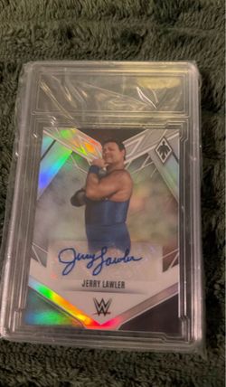 Jerry Lawler WWE Autographed Trading Card