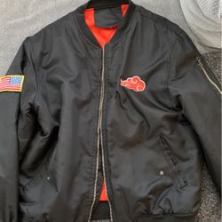 Akatsuki Bomber Jacket (Naruto) (Medium)