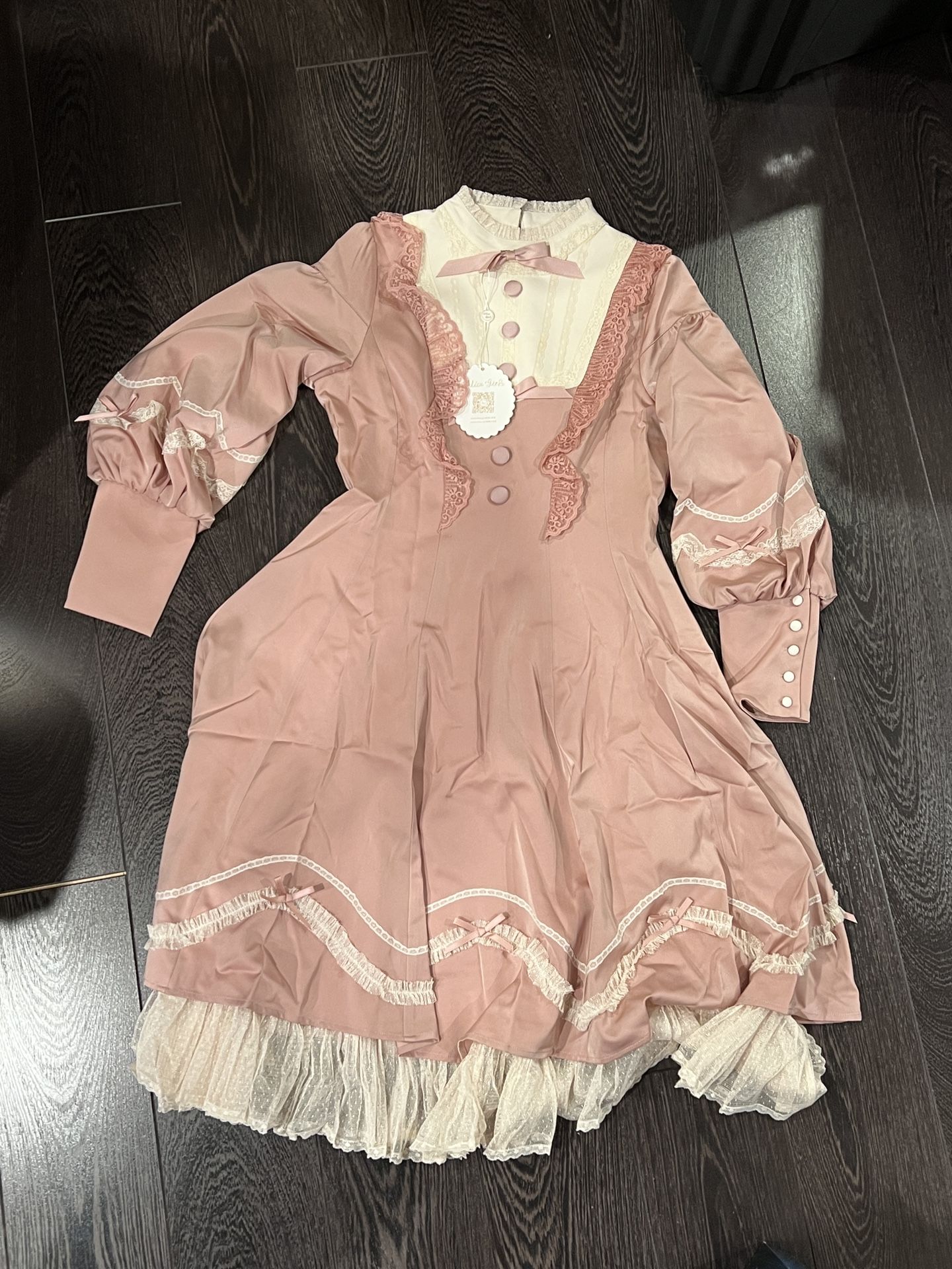 Alice Girl Dress Women’s Large L tie back New