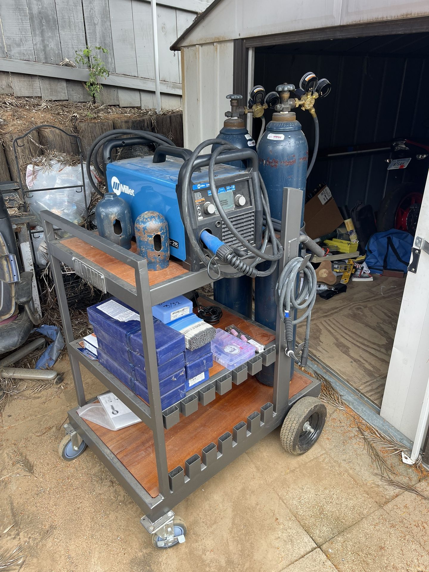 Miller Welder/cart/consumables