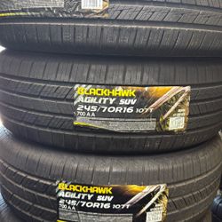 245/70/16 Blackhawk Tires