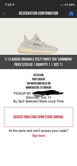 Yeezy sales lundmark footlocker