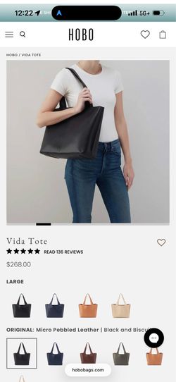 Hobo leather bag