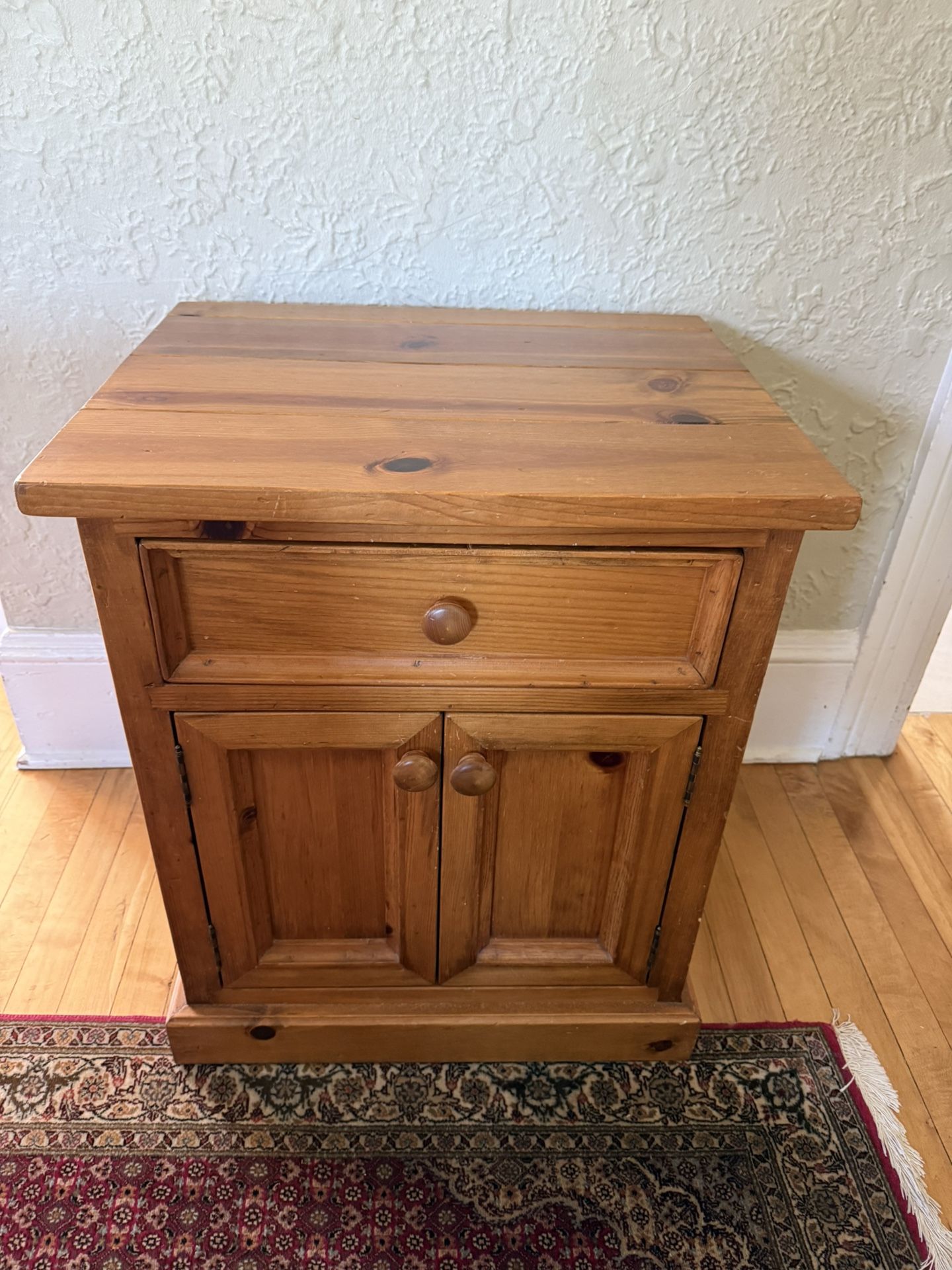 Small Wooden Cabinet With Drawer