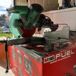 Metabo HPT 10in Sliding Dual Compound Miter Saw with Laser