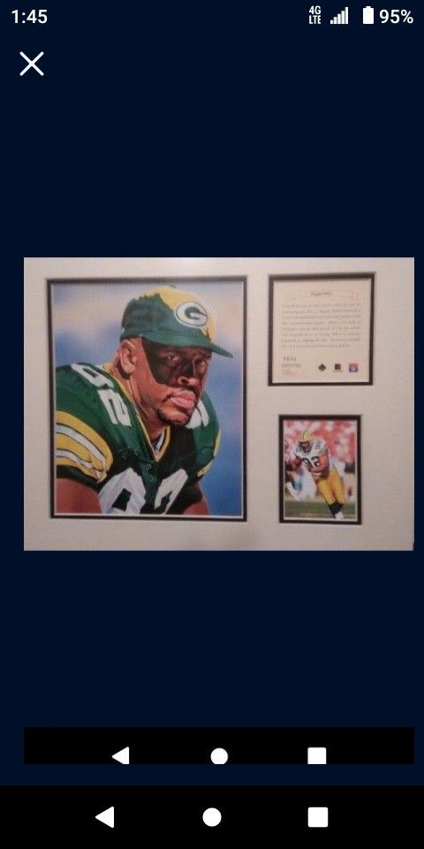 Green Bay Packers Reggie White Lithograph 