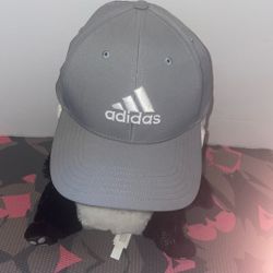 Grey Adidas Baseball Cap