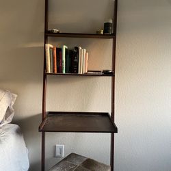 Leaning Bookshelf/ Desk