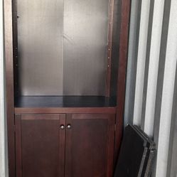 Target Threshold 5 Shelf Bookcase With Doors