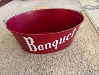 Coors Banquet Metal Ice Bucket