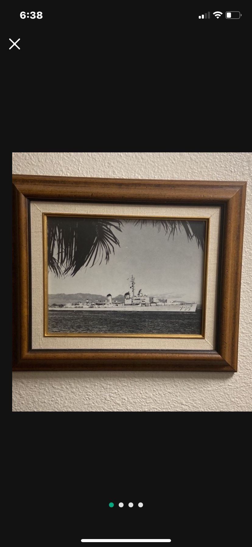 Vintage WWII USS COLLETT DD-730 Original Historical Photograph