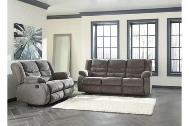 Tulen Manual Reclining Sofa and Loveseat Set