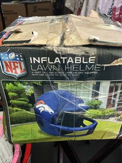 Officially Licensed NFL 4' Inflatable Lawn Helmet