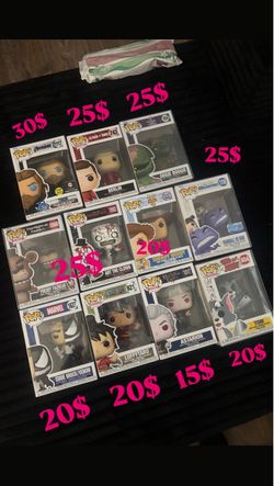Funko Pop Vinyl Figures Lot of 10