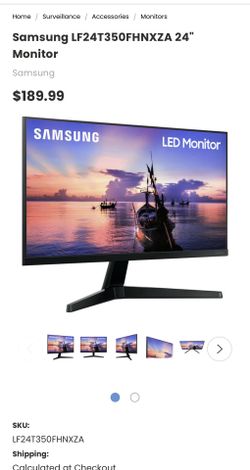 SAMSUNG Dual Monitors With Stand 75hz