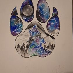 Wolf Print