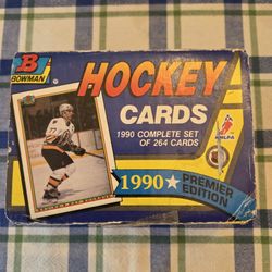 1990 Bowman Hockey Card Set