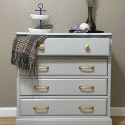 Refinished Solid Wood Dresser