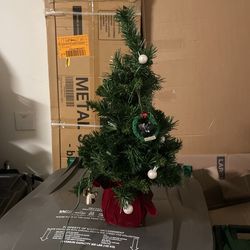 Lighted Small Christmas Tree