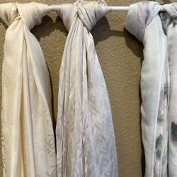 Gorgeous scarves/ wraps silk and cotton price $5 each