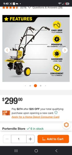 Gas cultivator