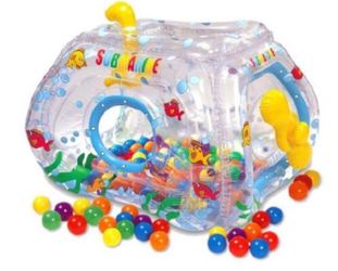 Inflatable ball pit