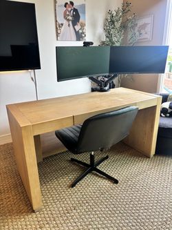 Living Spaces Solid Wood Desk