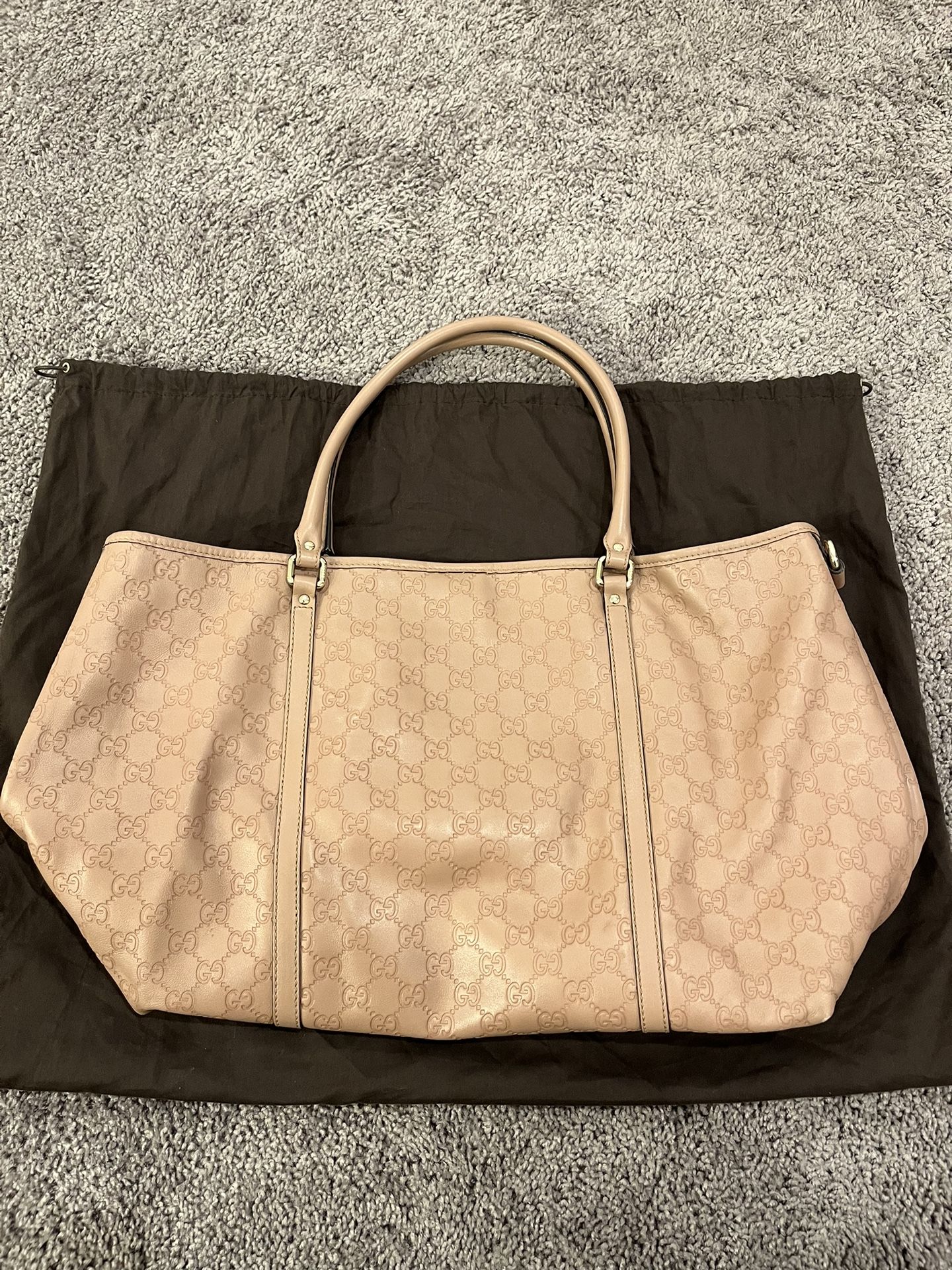 Authentic Gucci Leather Tote