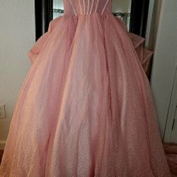 Quinceañera  Dress With The Crinoline