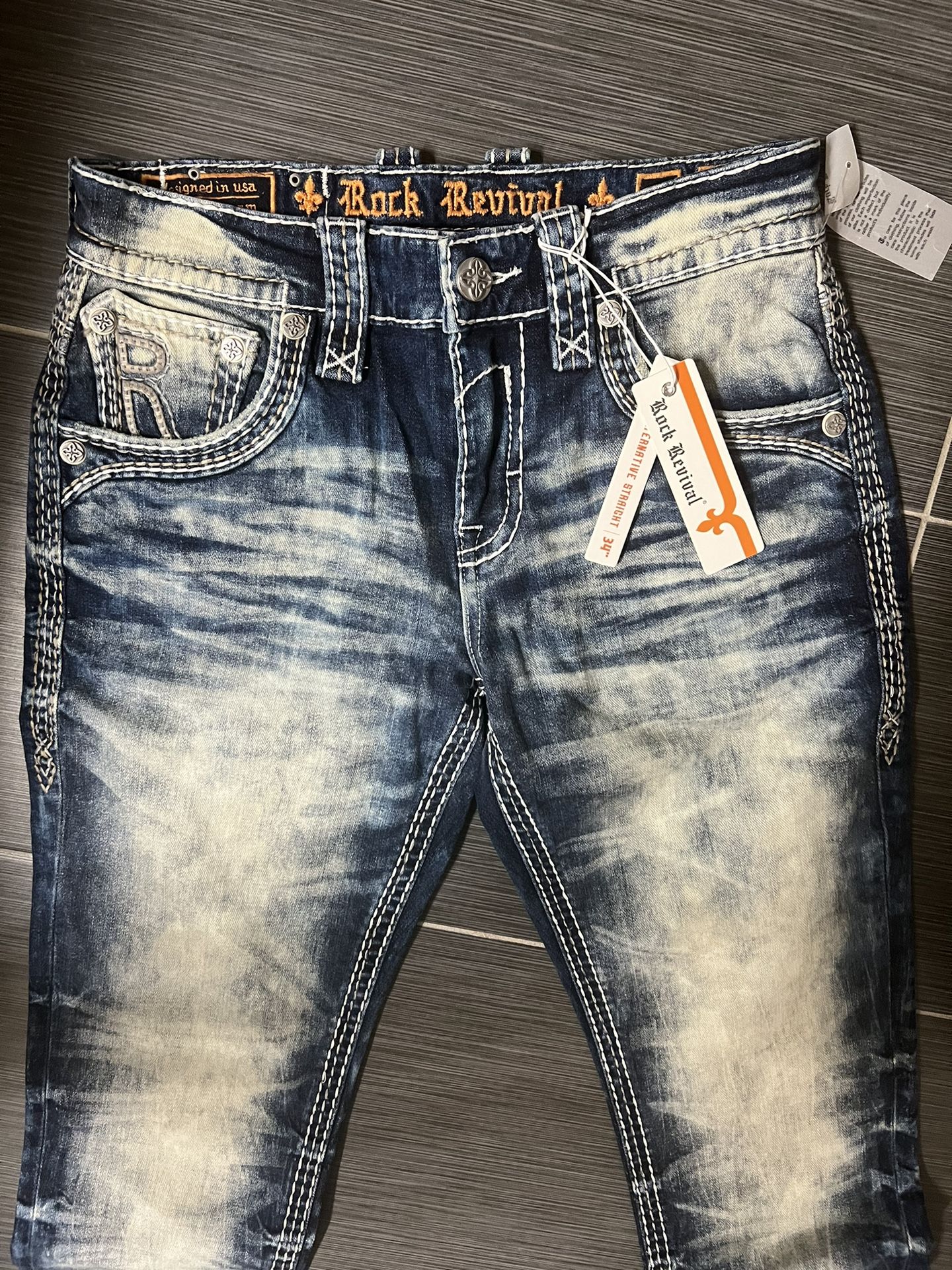 Men’s Size 30 Rock Revival Jeans- Alt Straight Fit- Brand New!!!