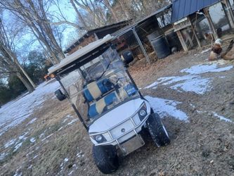 Gas Yamaha Golf Cart Lots Upgrades