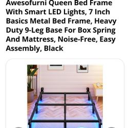 Brand New Queen Bed Frame With Lights