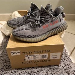 Size 9 - adidas Yeezy Boost 350 V2 Low Beluga 2.0 Lightly Worn, Great Condition