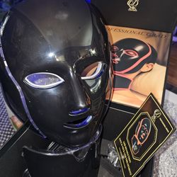 🔥 24K Professional Grade LED REVOLUTION FACE & NECK LED TREATMENT.  BLACK NEW IN BOX.  Professional Quality 