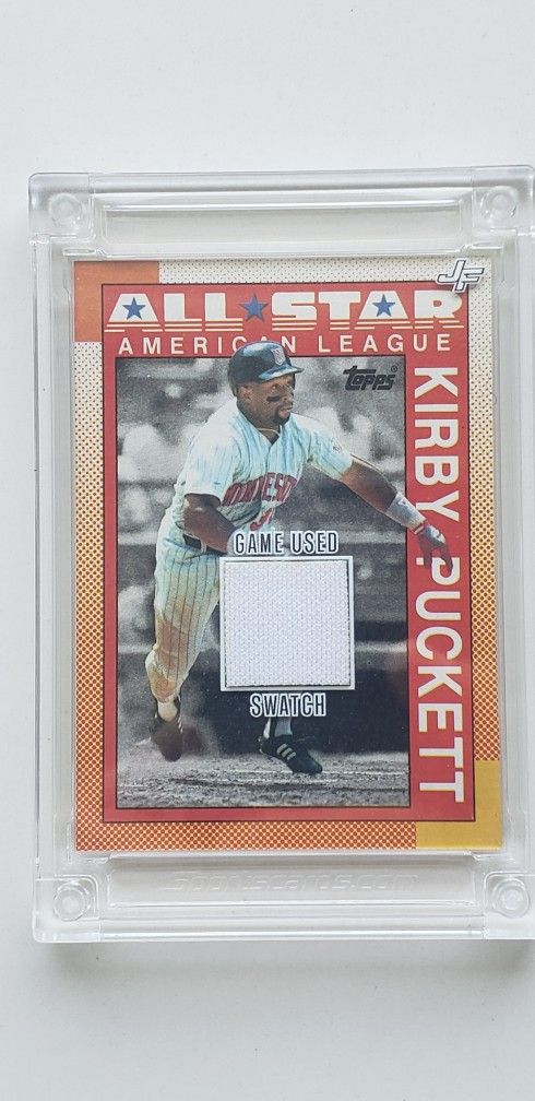 Kirby Puckett Jersey Fusion Card