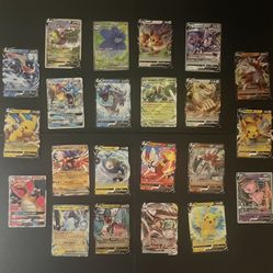20 V, Vmax, GX, And EX Pokémon Trading Cards
