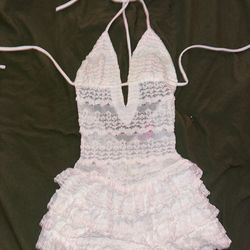 White babydoll dress