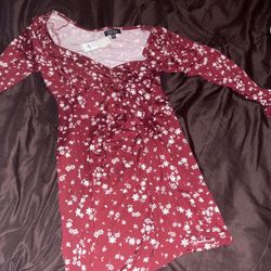 New Flower Dress  Size Medium