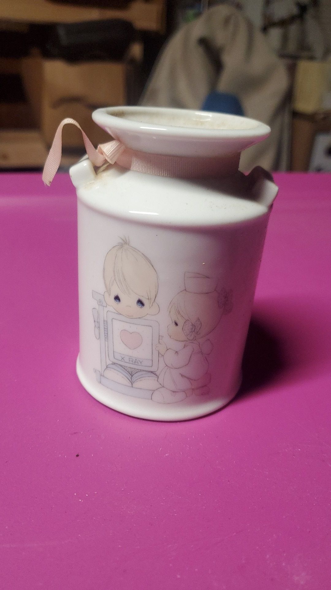 Precious moments milk jug