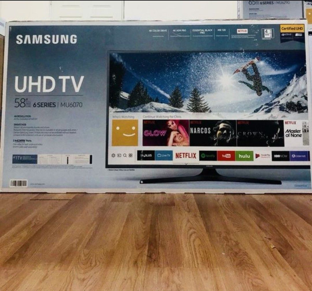 58" SAMSUNG UN58MU6070 4K UHD HDR LED SMART TV 2160P FREE DELIVERY for