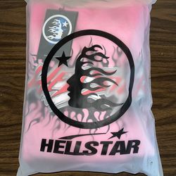 •Pink HELLSTAR Brainwashed Hoodie (Size Large) • 150$ OBO W/Bag & Tags 