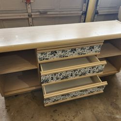 Solid Wood CREDENZA + (3 drawers for Storage)