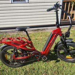 7 speed Free Sky folding electric bikes X2