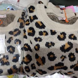 Women's Leopard Print 3x Large Sweater By Knox Rose Buy One Get One Free
