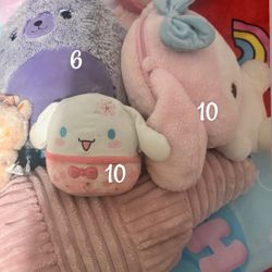 Hello kitty , Squishmellows , Labubu 