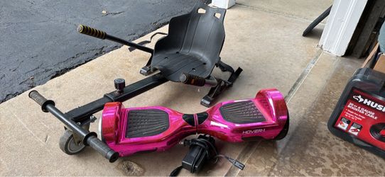 Hover-1 Hoverboard with Kart Attachment