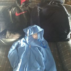 Lot Of 3 Boys Hoodies Size S Nike, Champion, Victory By HPI