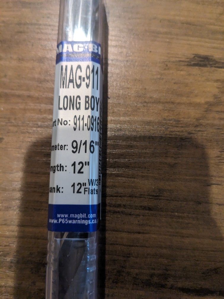 MAGBIT 911.1416 MAG911 7/8-Inch by 12-Inch Long Boy Drill Bit